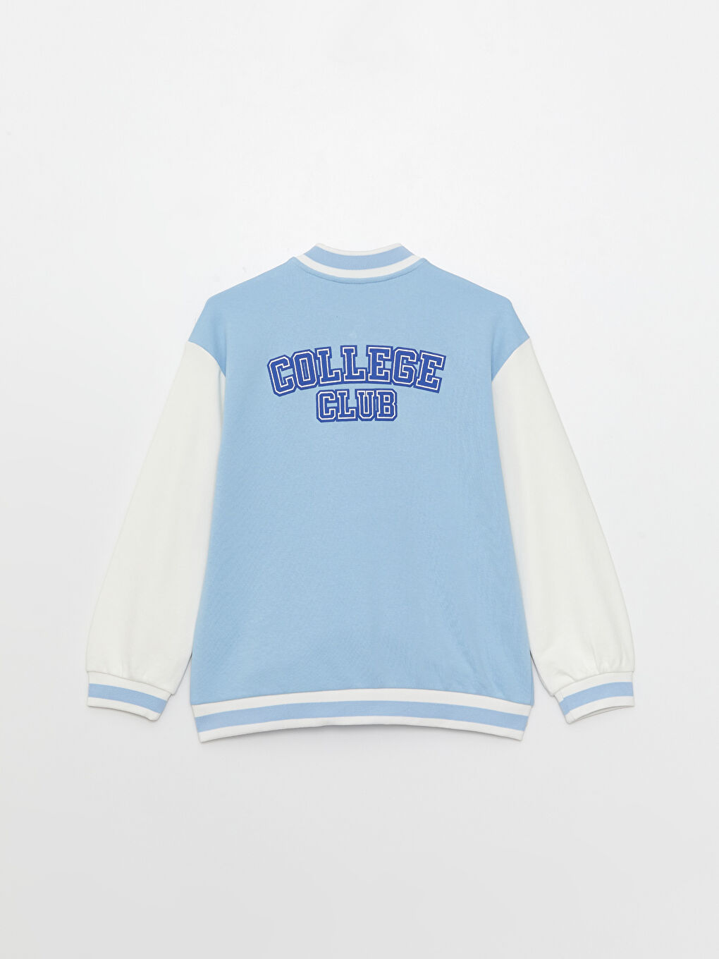 LCW Kids Baskılı Uzun Kollu Kız Çocuk Kolej Ceket -S3BR12Z4-G4M