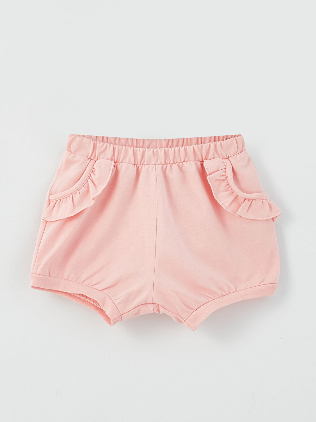 Crew Neck Short Sleeve Minnie Mouse Printed Baby Girl T-Shirt and Shorts 2-Piece Set-2