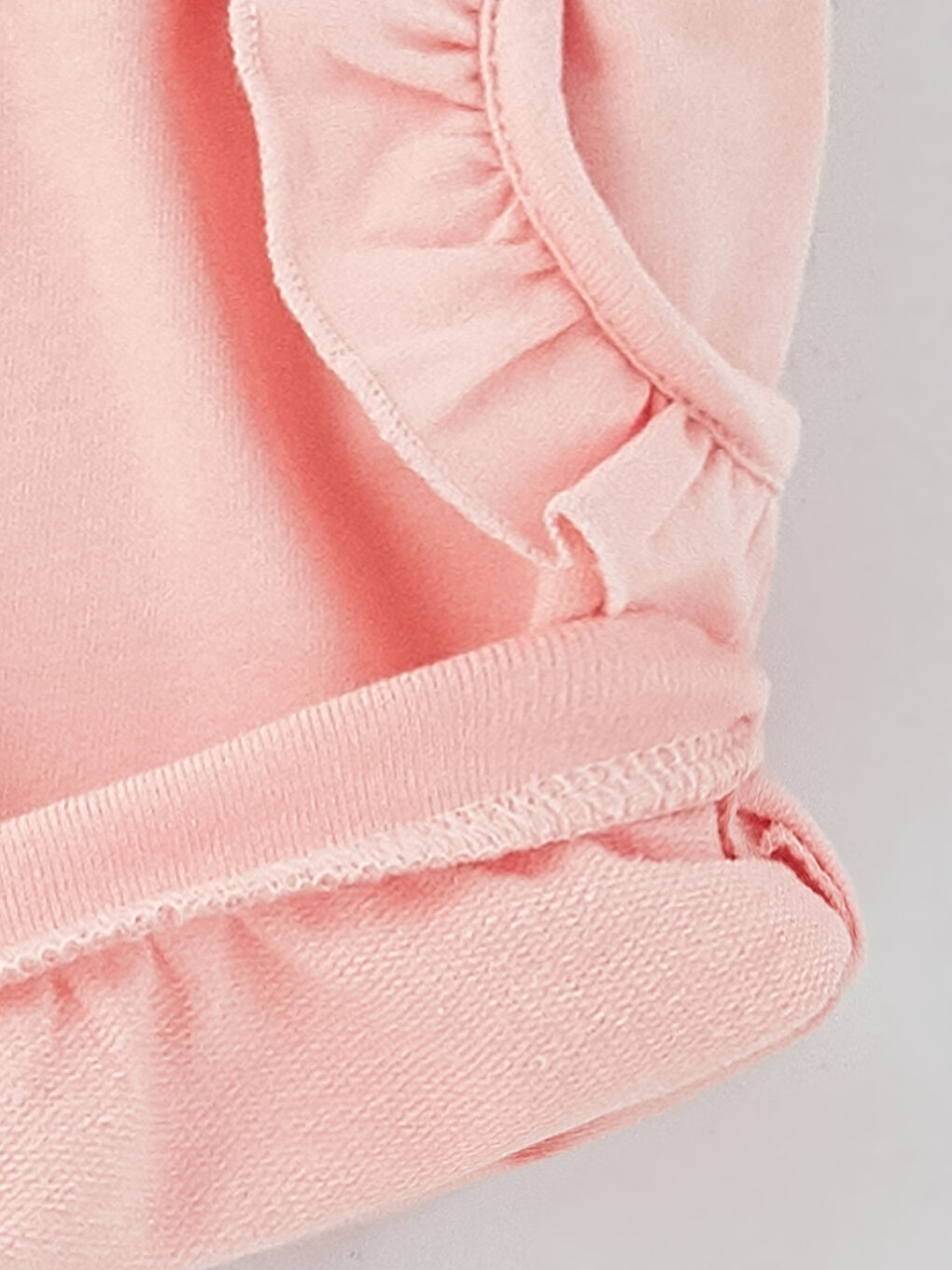 Crew Neck Short Sleeve Minnie Mouse Printed Baby Girl T-Shirt and Shorts 2-Piece Set-3