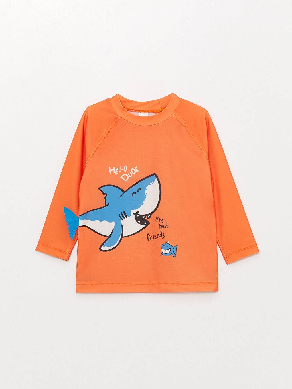 Crew Neck Long Sleeve Printed Baby Boy Swimwear Set -S3BR92Z1-KY7