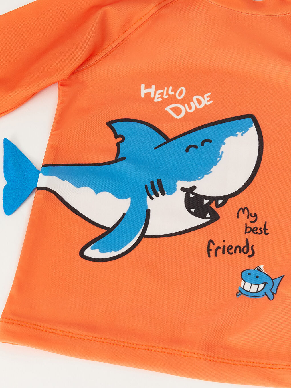 Crew Neck Long Sleeve Printed Baby Boy Swimwear Set -S3BR92Z1-KY7
