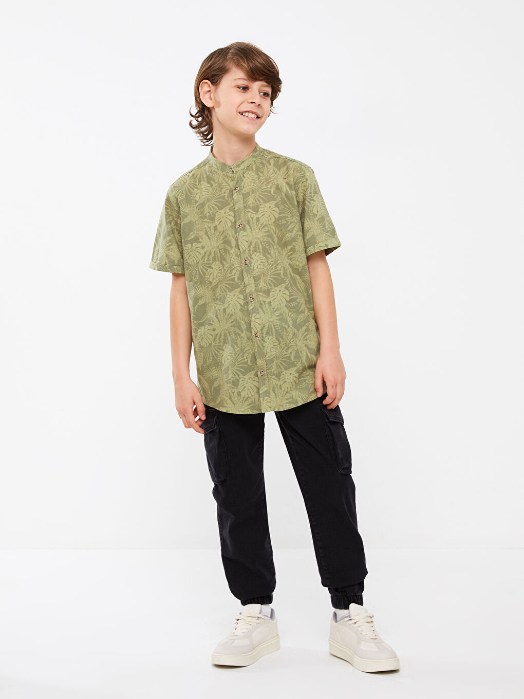 LCW Kids Farmerke Jogger Pantalone za Dečake sa Elastičnim Strukom -S3BS08Z4-326