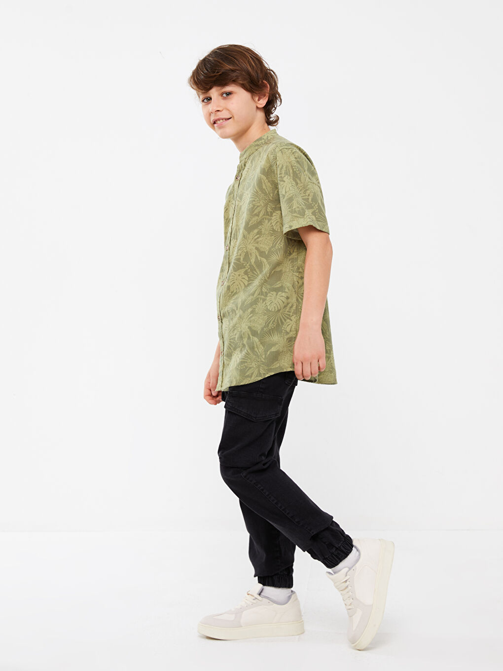 LCW Kids Farmerke Jogger Pantalone za Dečake sa Elastičnim Strukom -S3BS08Z4-326