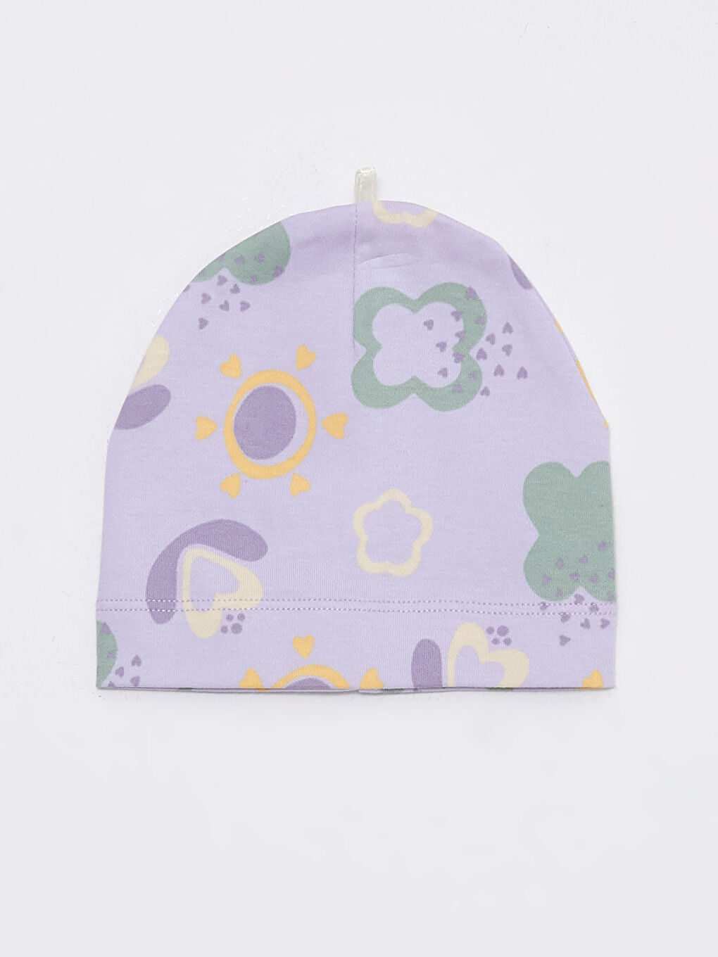 Сәби қыздарға арналған дөңгелек жағалы принтті 3 данадан тұратын жинақ-3