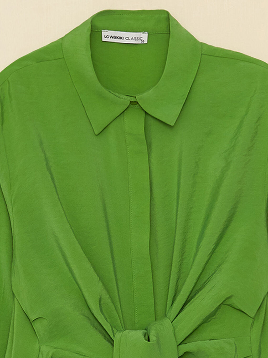 Plain Long Sleeve Women Shirt Dress -S3BS34Z8-QZL