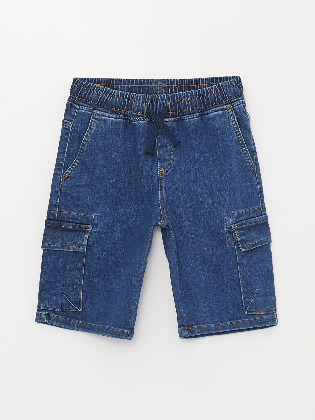 Boys' Elastic Waist Denim Shorts
