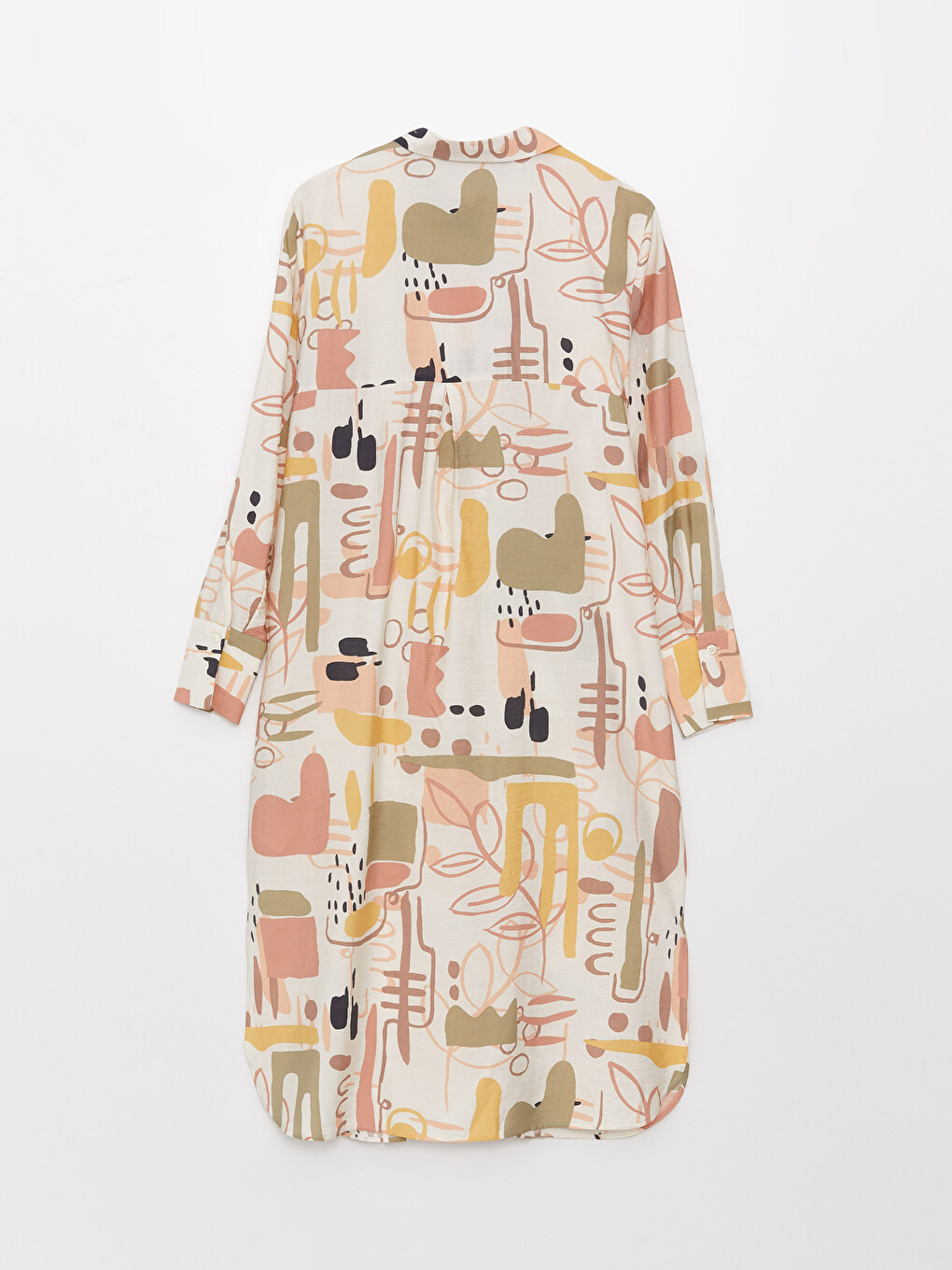 Patterned Women's Shirt Tunic-6