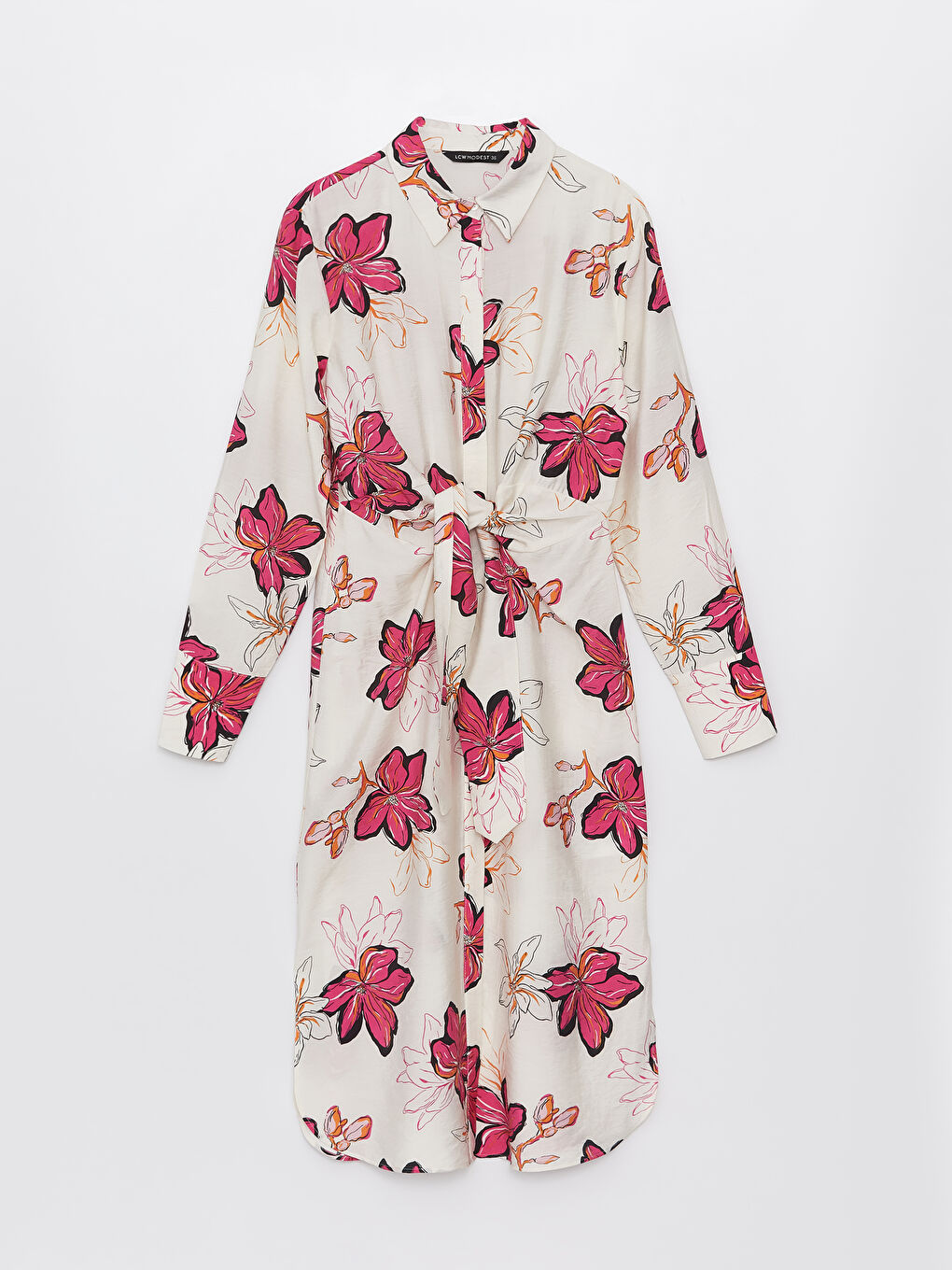 Patterned Women's Shirt Tunic-5