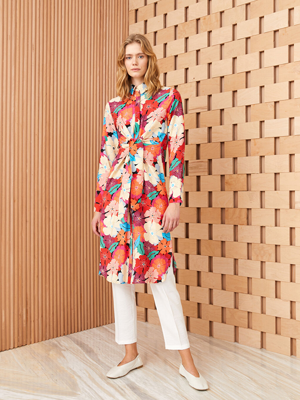 Tunique Chemise à Motifs pour Femmes