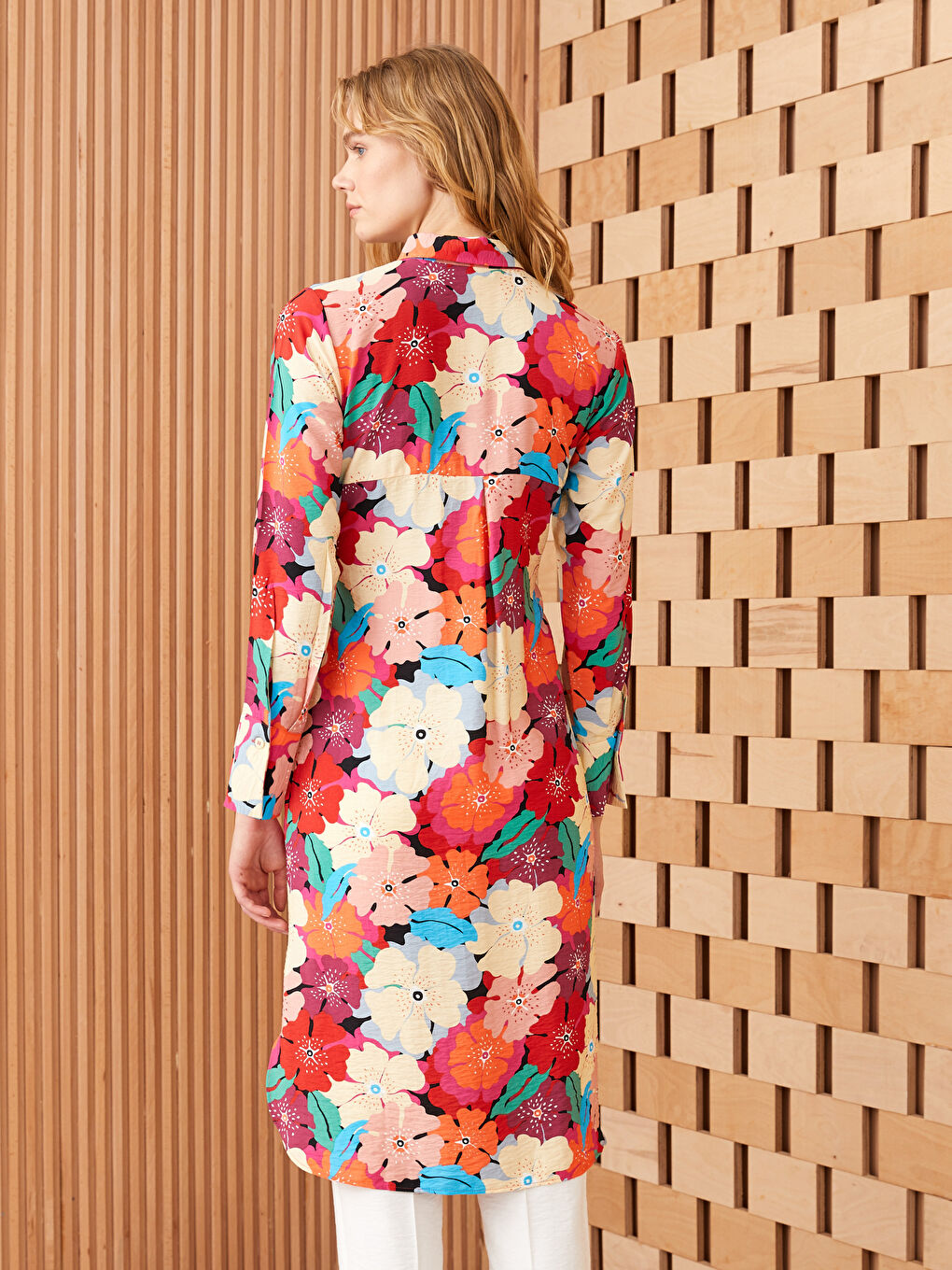 Tunique Chemise à Motifs pour Femmes-4