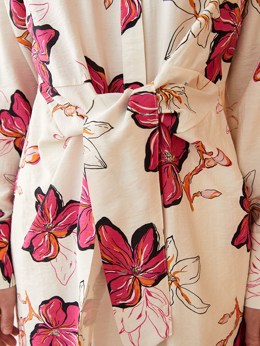 Patterned Women's Shirt Tunic-3