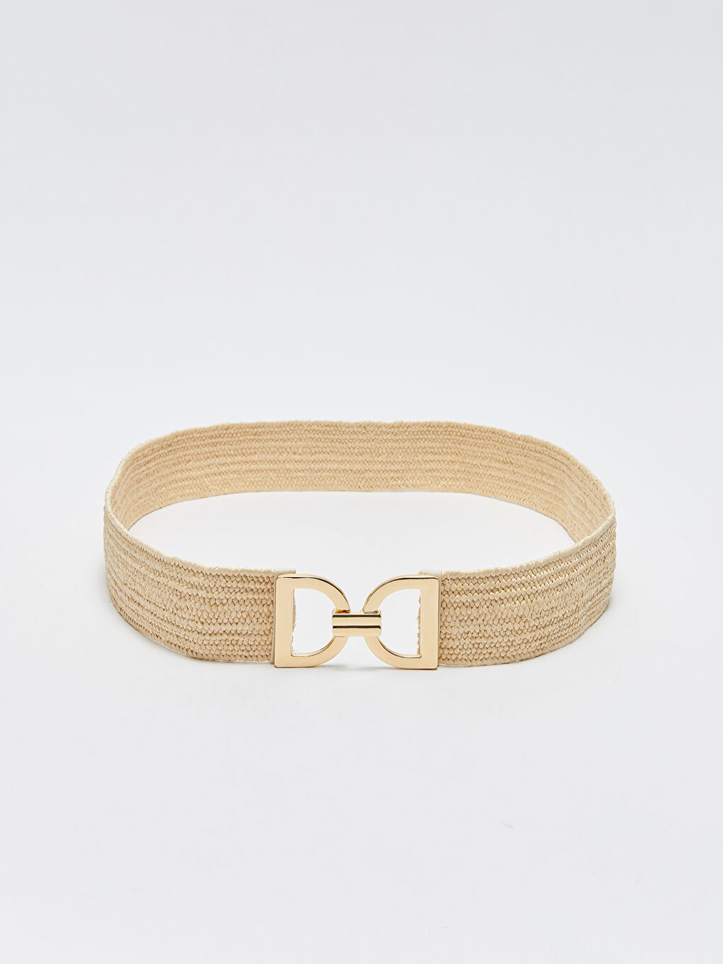 LCW ACCESSORIES Bej Hasır Kadın Bel Kemeri