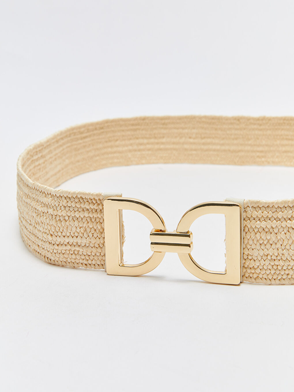 LCW ACCESSORIES Bej Hasır Kadın Bel Kemeri - 1