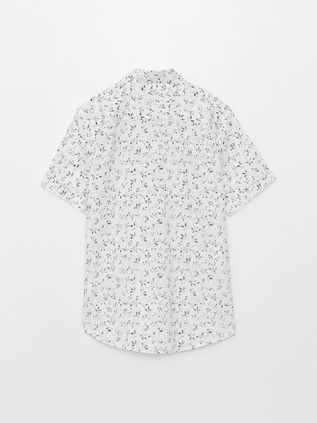 Cămașă Regular Fit cu Mânecă Scurtă, Modelată, din Poplin pentru Bărbați-6