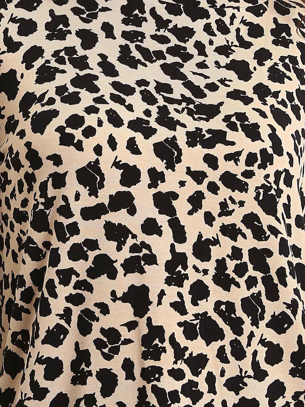 Tricou cu Mânecă Lungă și Model, Guler Rotund, pentru Femei-4