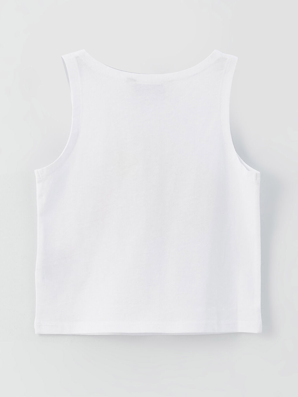 Майка с круглым вырезом и принтом для девочек-5