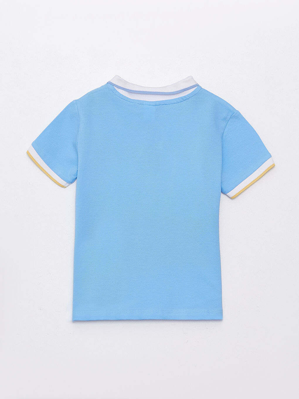 Polo Neck Short Sleeve Color Block Baby Boy T-Shirt-4