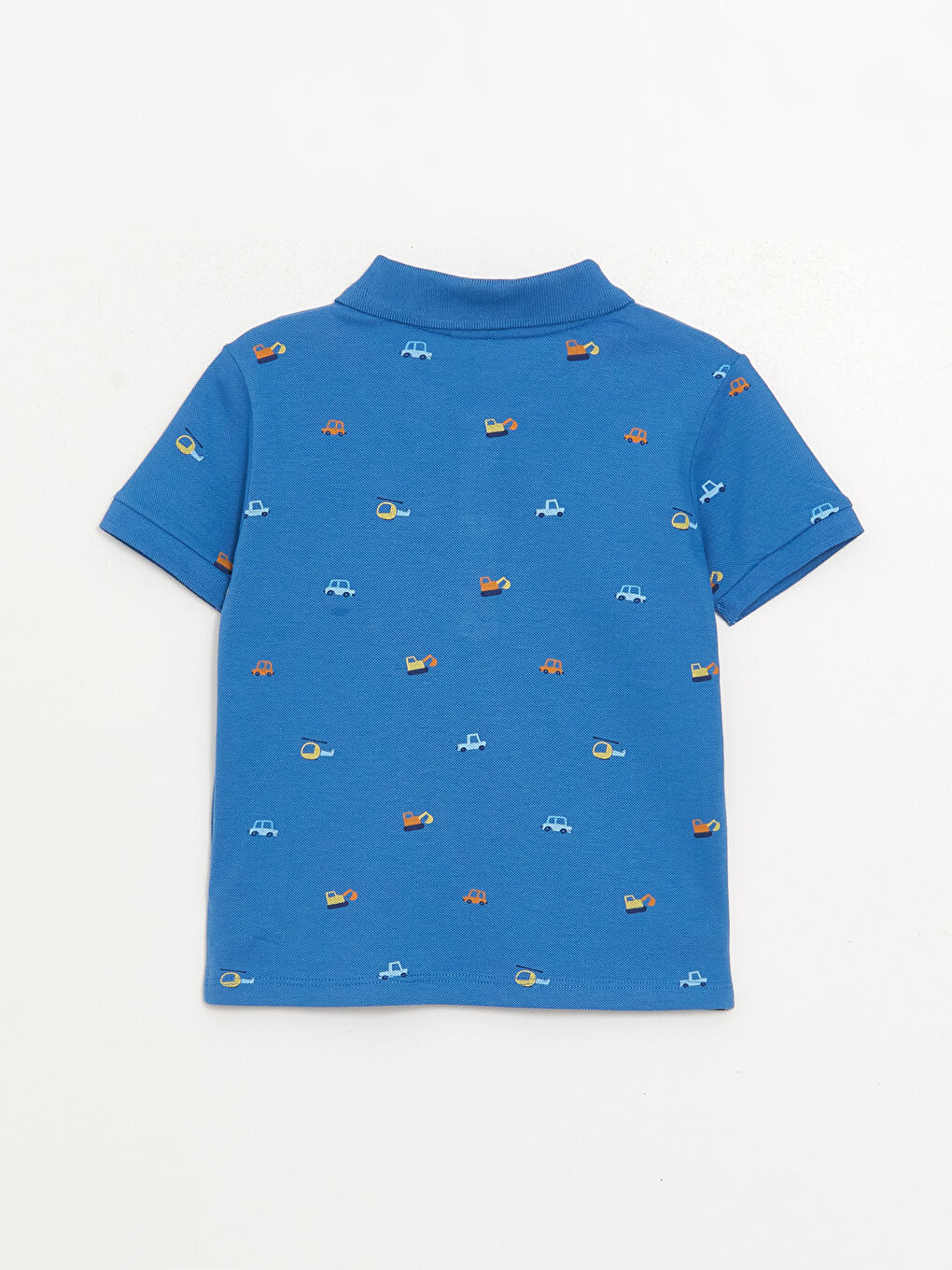 LCW baby Polo Neck Short Sleeve Printed Baby Boys' T-Shirt -S3BT75Z1-LQR