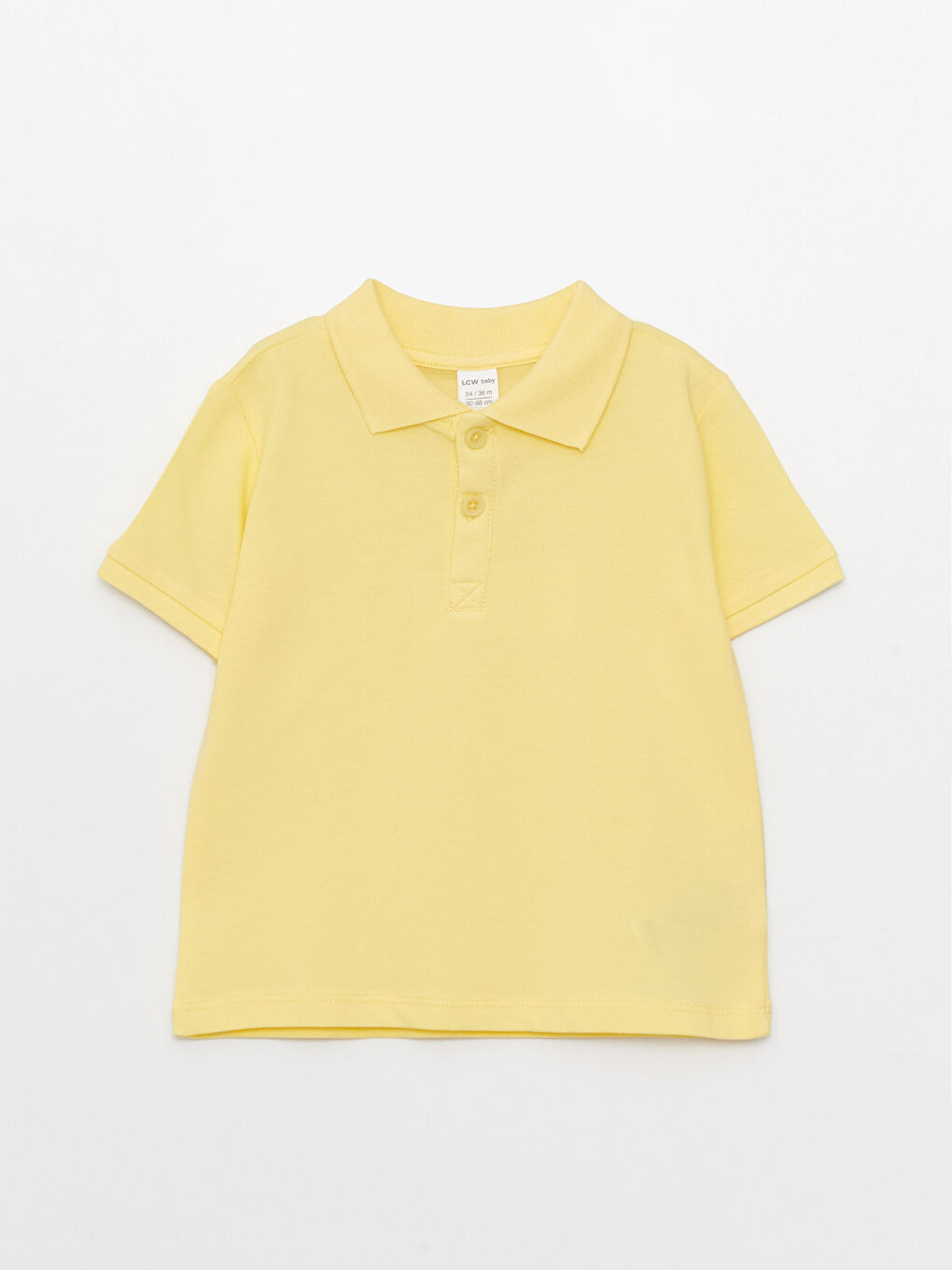 Футболка с коротким рукавом и воротником поло для малышей мальчиков