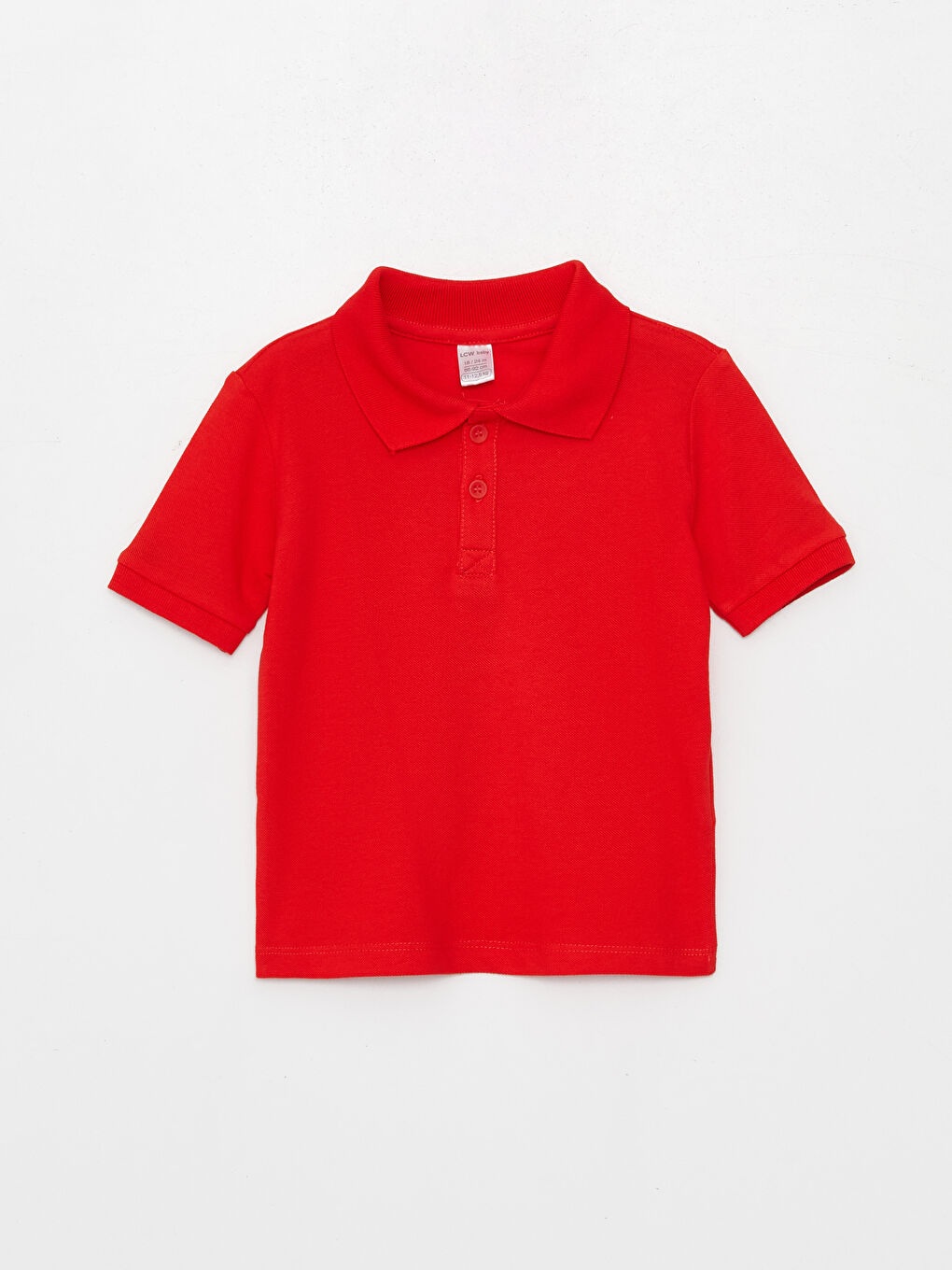 Polo Neck Short Sleeve Basic Baby Boys' T-Shirt