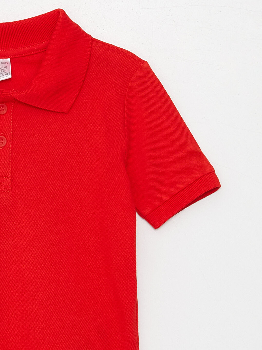 Polo Neck Short Sleeve Basic Baby Boys' T-Shirt-2