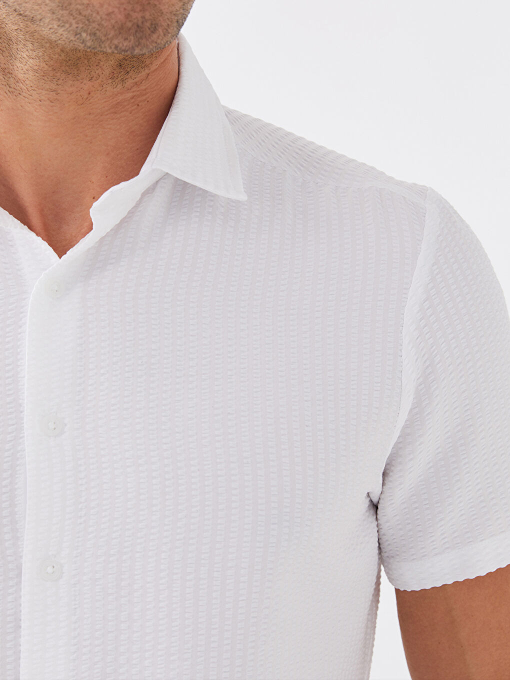 Regular Fit Short Sleeve Men's Shirt -S3BT87Z8-Q6K