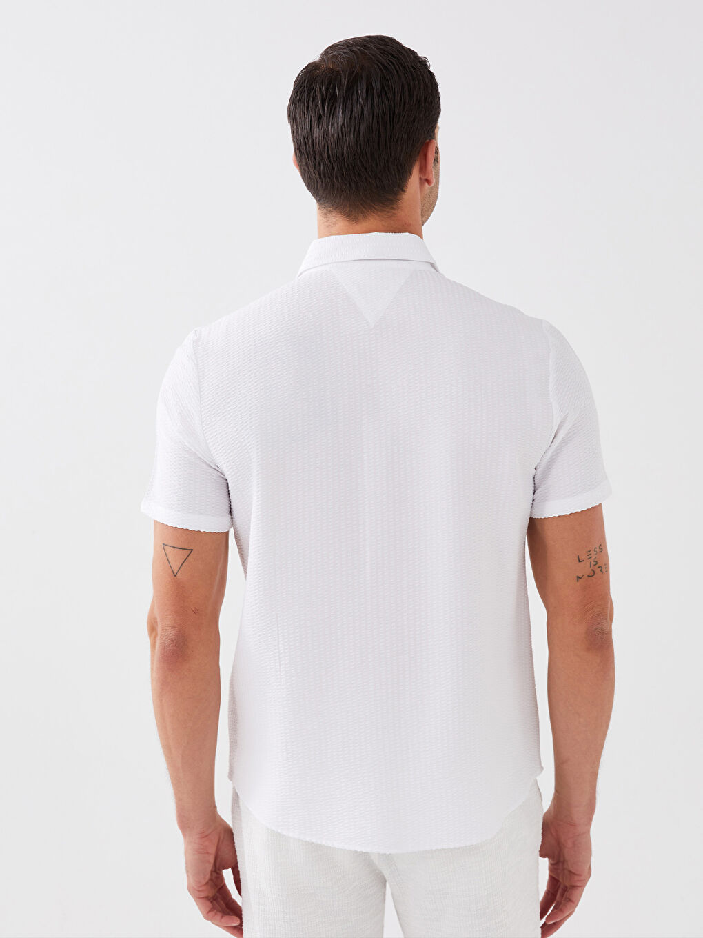 Regular Fit Short Sleeve Men's Shirt -S3BT87Z8-Q6K