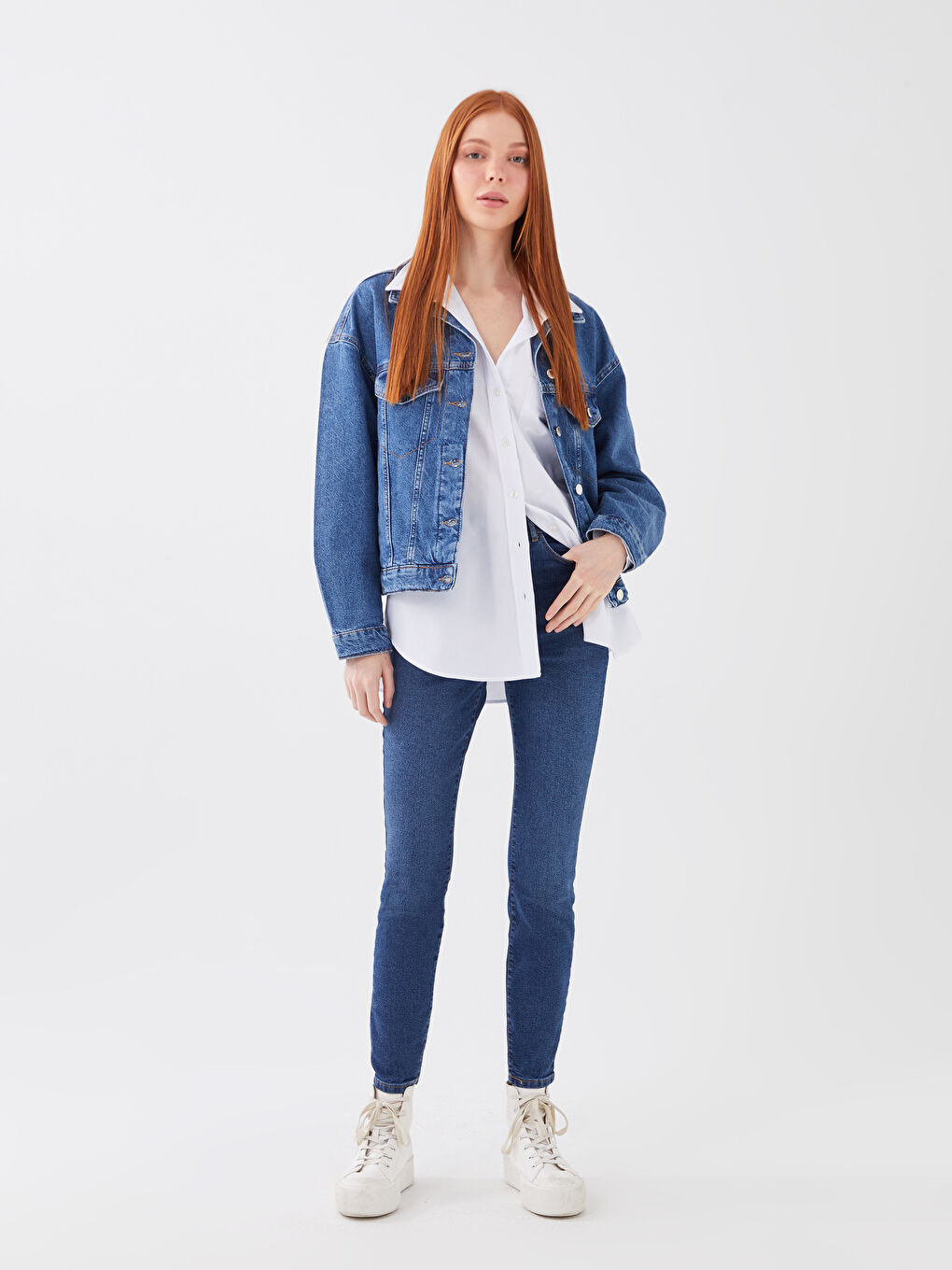 High Waisted Jupiter Super Skinny Fit Women's Jeans-1