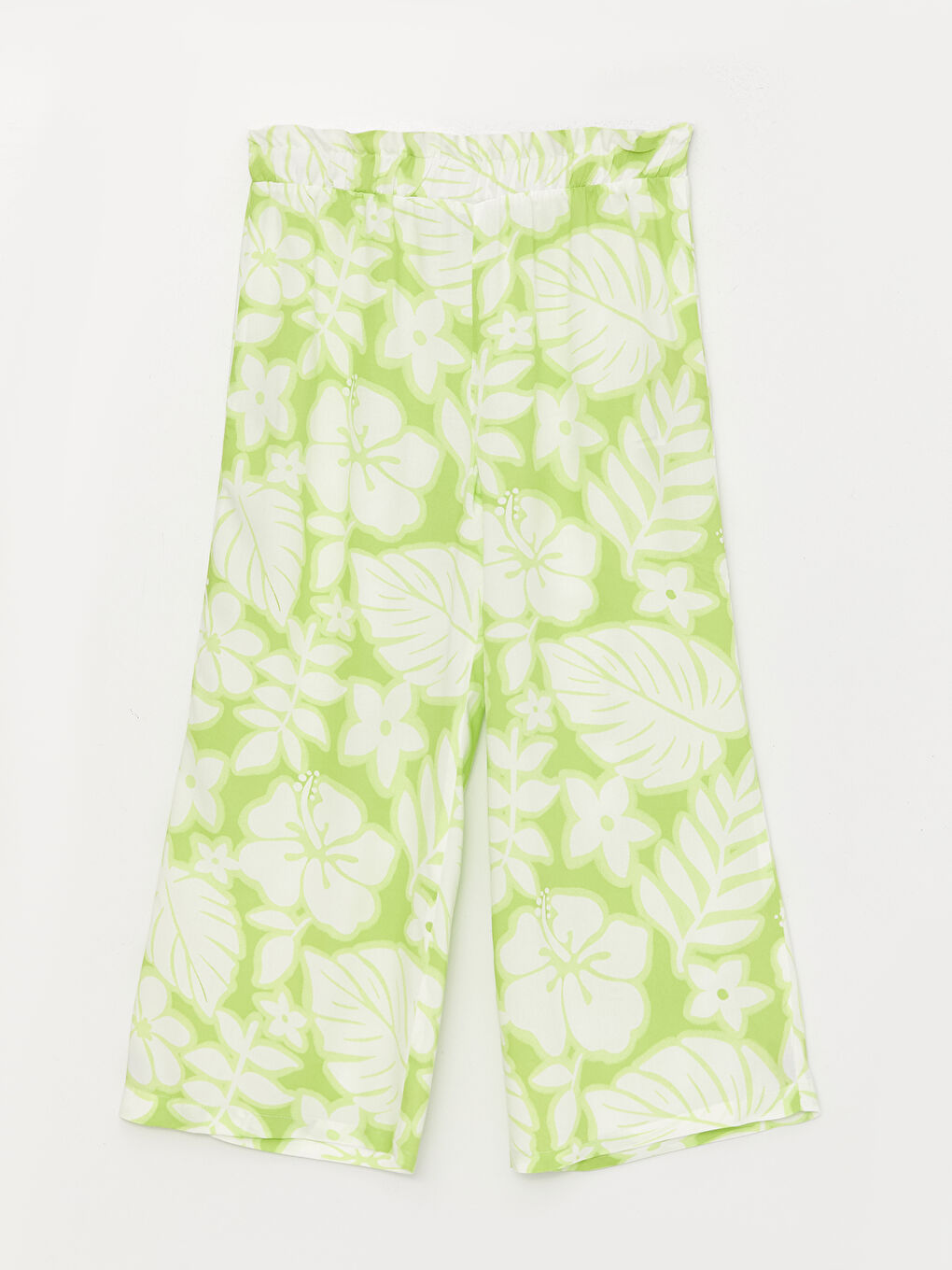 Girl's Capri with Elastic Waist Pattern -S3BU10Z4-LUC