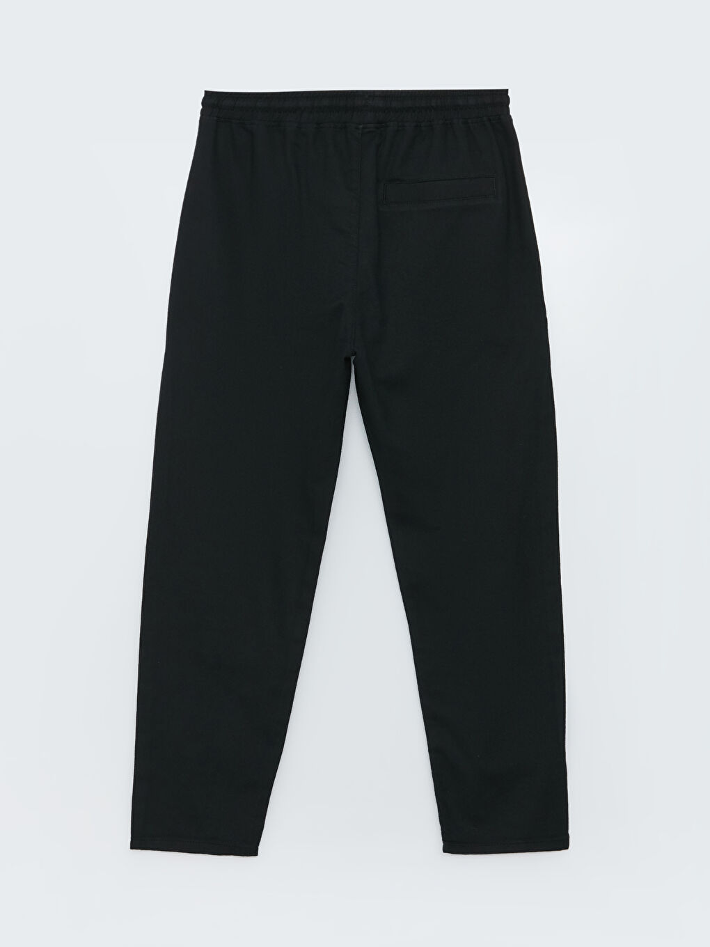 Siyah Standart Kalıp Erkek Pantolon-6