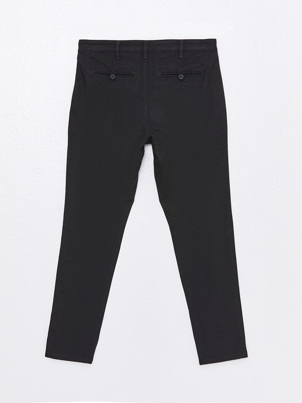 Siyah Slim Fit Erkek Pantolon-6