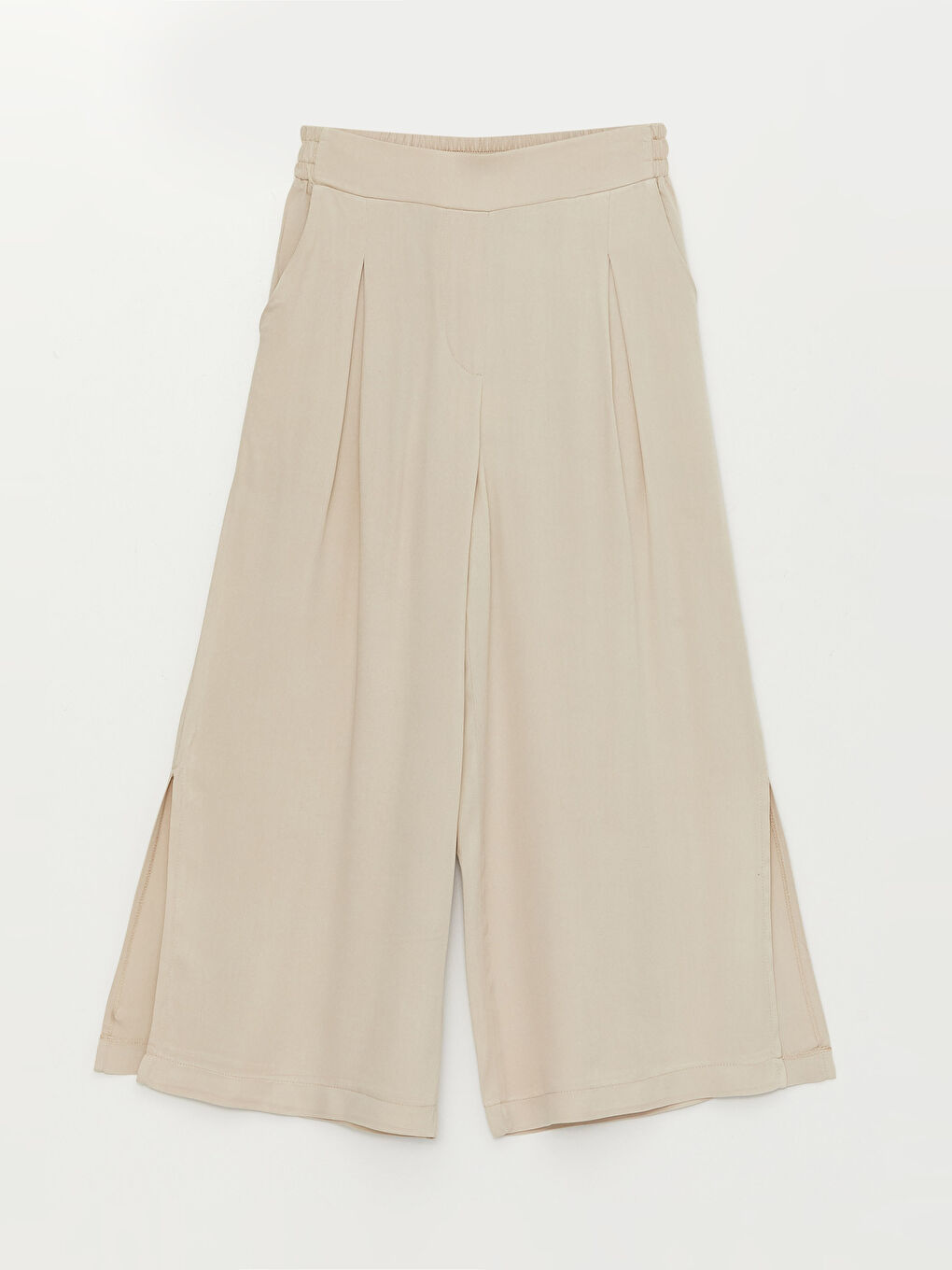 Women's Slim Fit Plain Trousers-5