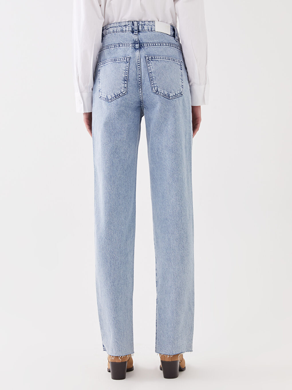 Straight Fit Women's Jeans-3