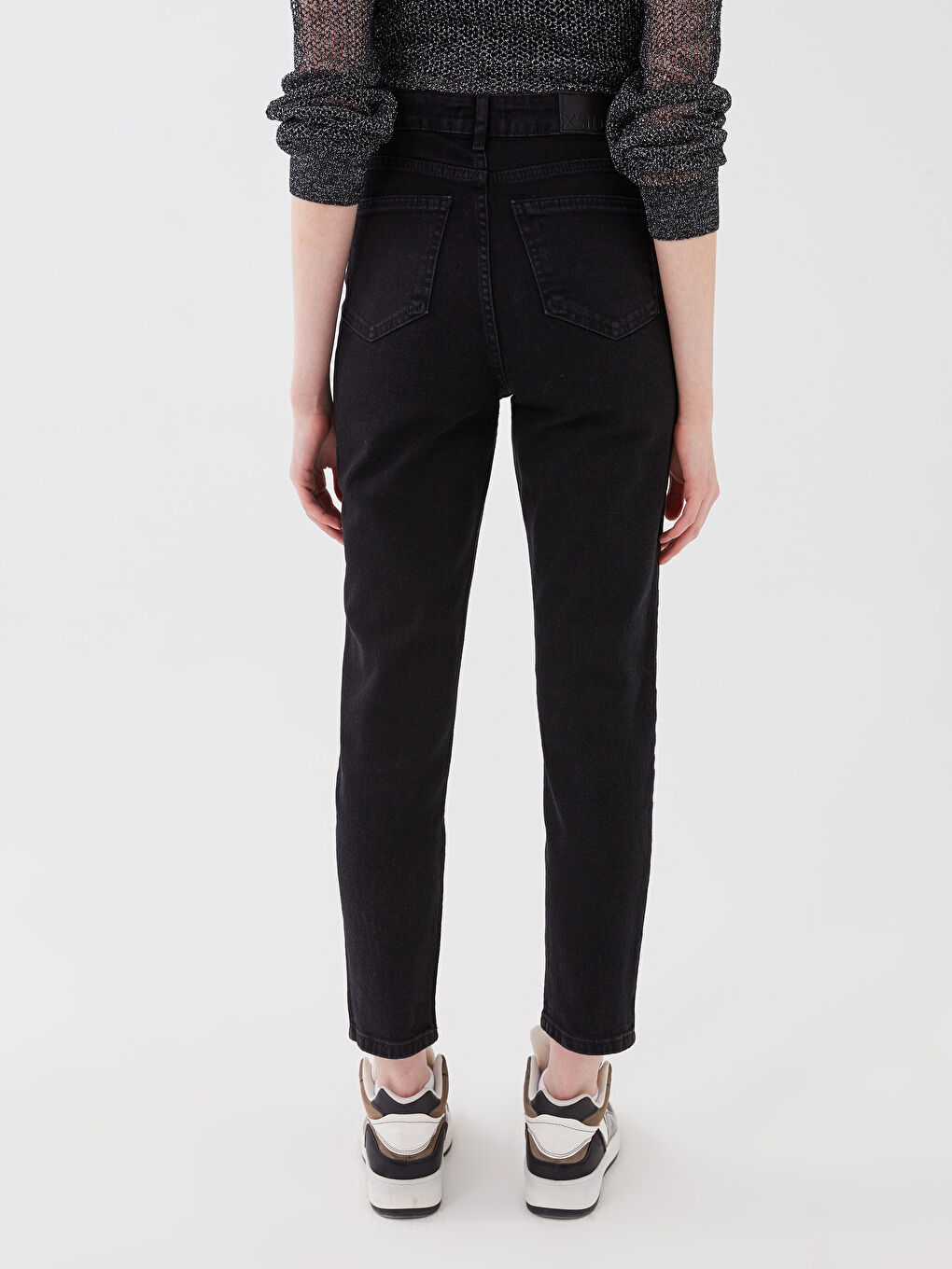 High Waist Slim Mom Women's Jeans -S3BU43Z8-CVL