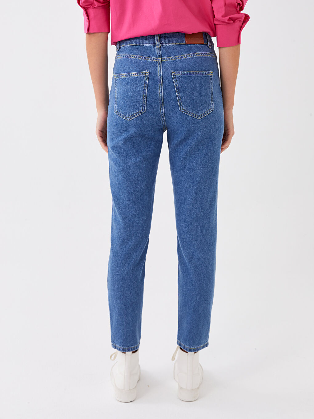 XSIDE High Waist Mom Fit Ankle Length Women Jeans -S3BU48Z8-Q6L