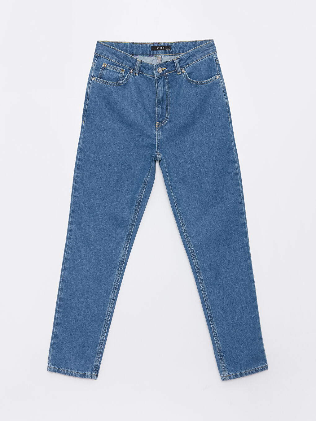 XSIDE High Waist Mom Fit Ankle Length Women Jeans -S3BU48Z8-Q6L