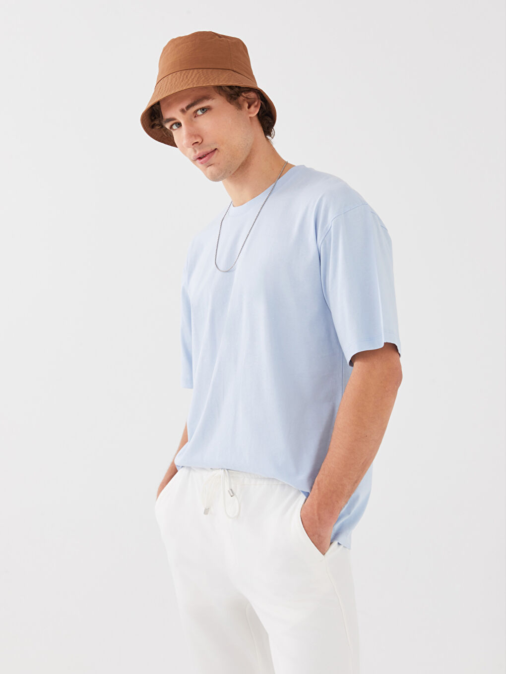 Crew Neck Jersey Men's T-Shirt -S3BU66Z8-G0K