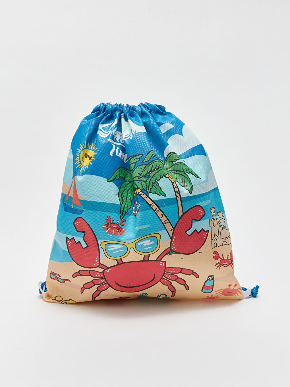 شنطة رياضية برباط للأولاد مطبوعة