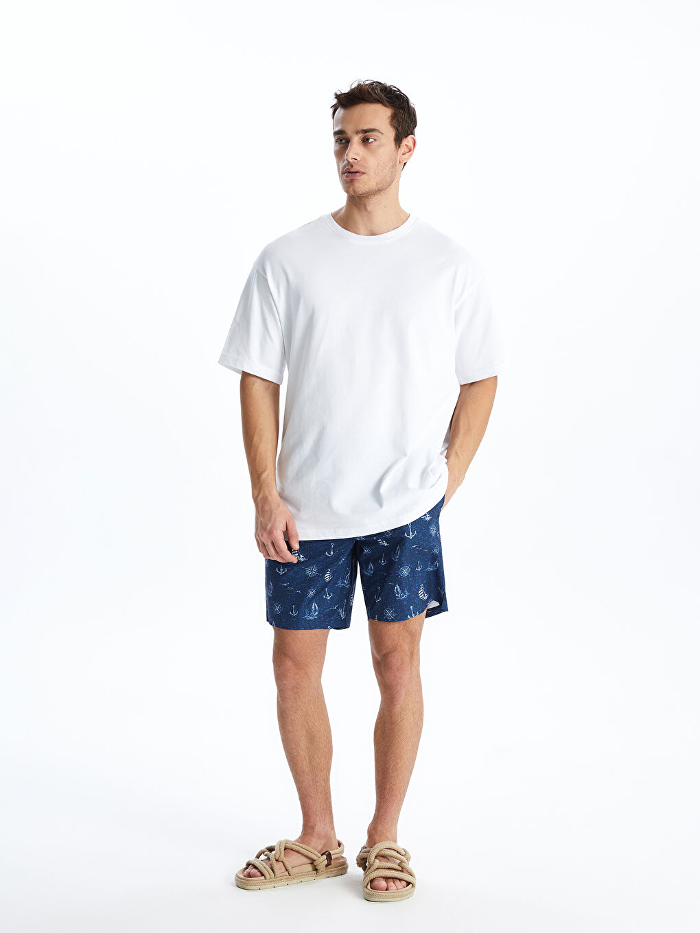 Short de Bain à Motifs pour Hommes-1