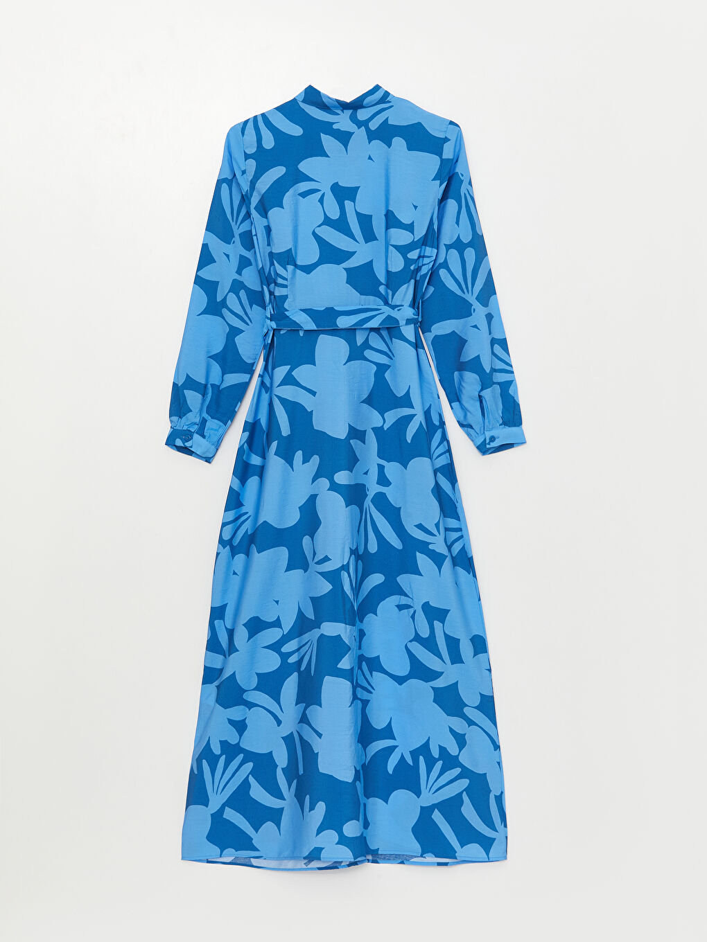 Floral Long Sleeve Women's Shirt Dress -S3BV23Z8-LQQ