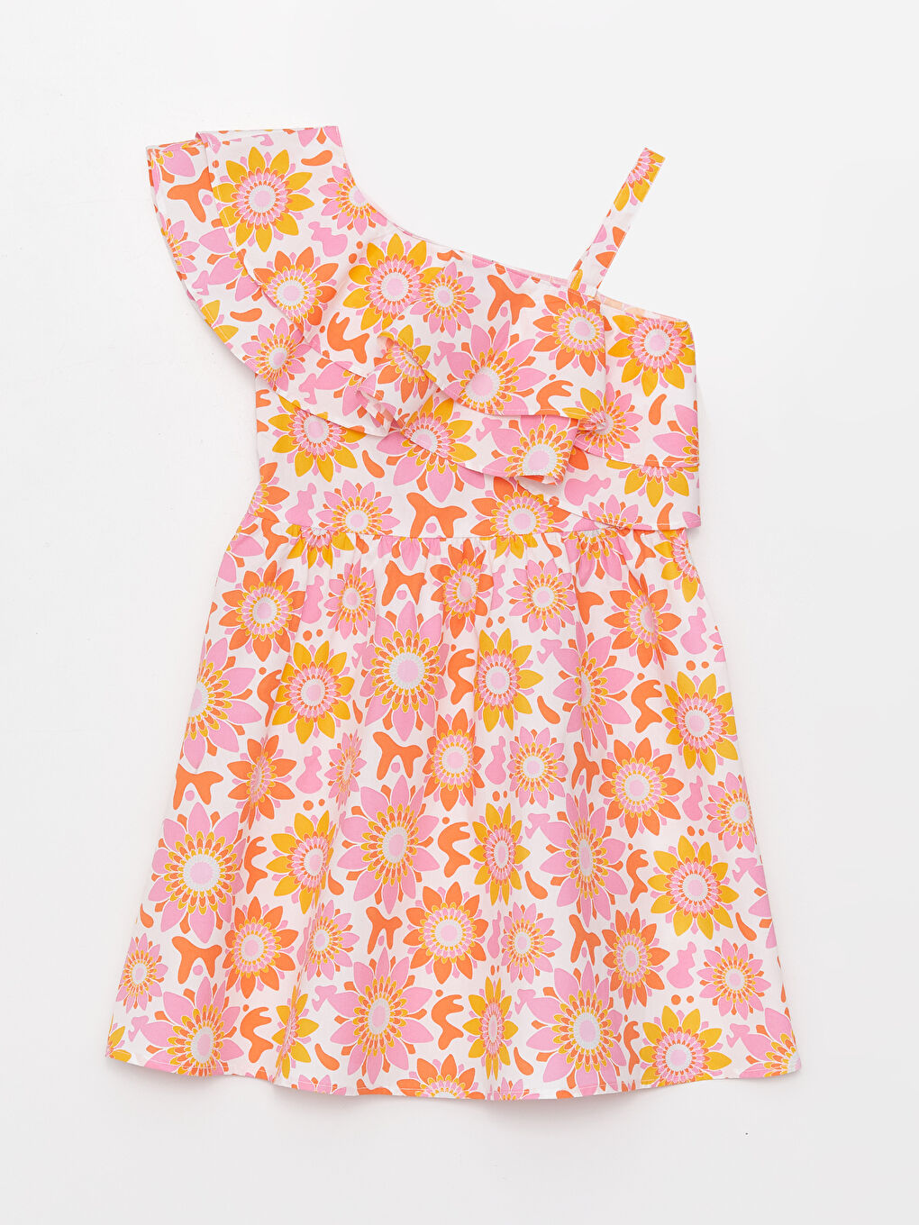 LCW Kids Patterned Girl Dress -S3BV30Z4-LU7