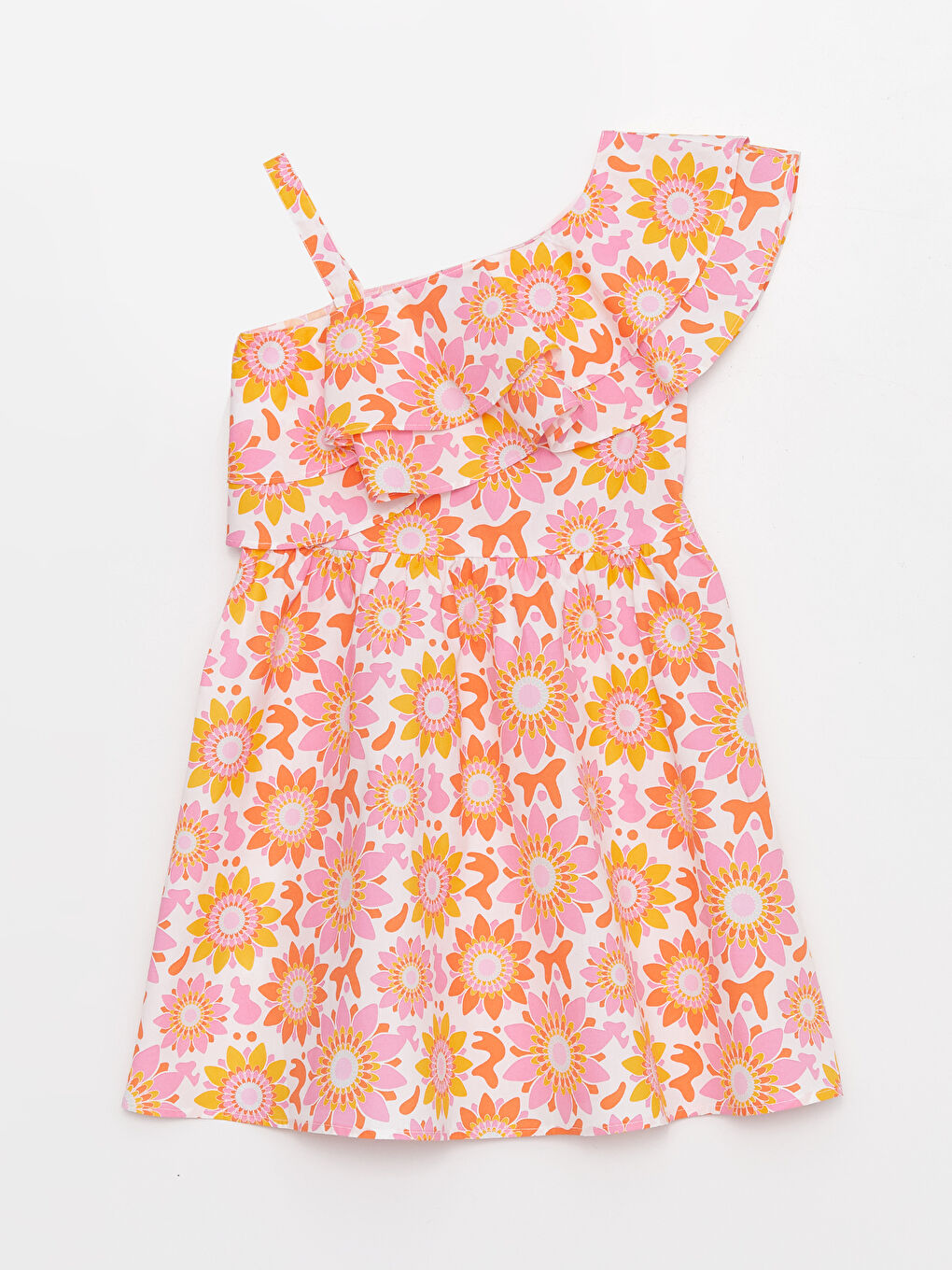 LCW Kids Patterned Girl Dress -S3BV30Z4-LU7