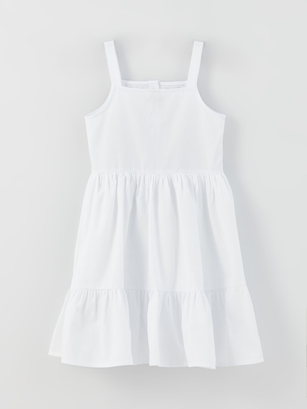 Rochie pentru Fete cu Guler Pătrat-1