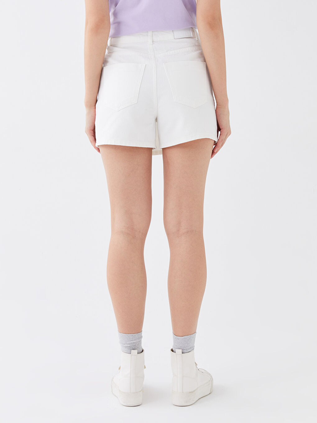 Normal Waist Slim Fit Women Jean Short Skirt -S3BV40Z8-KE8