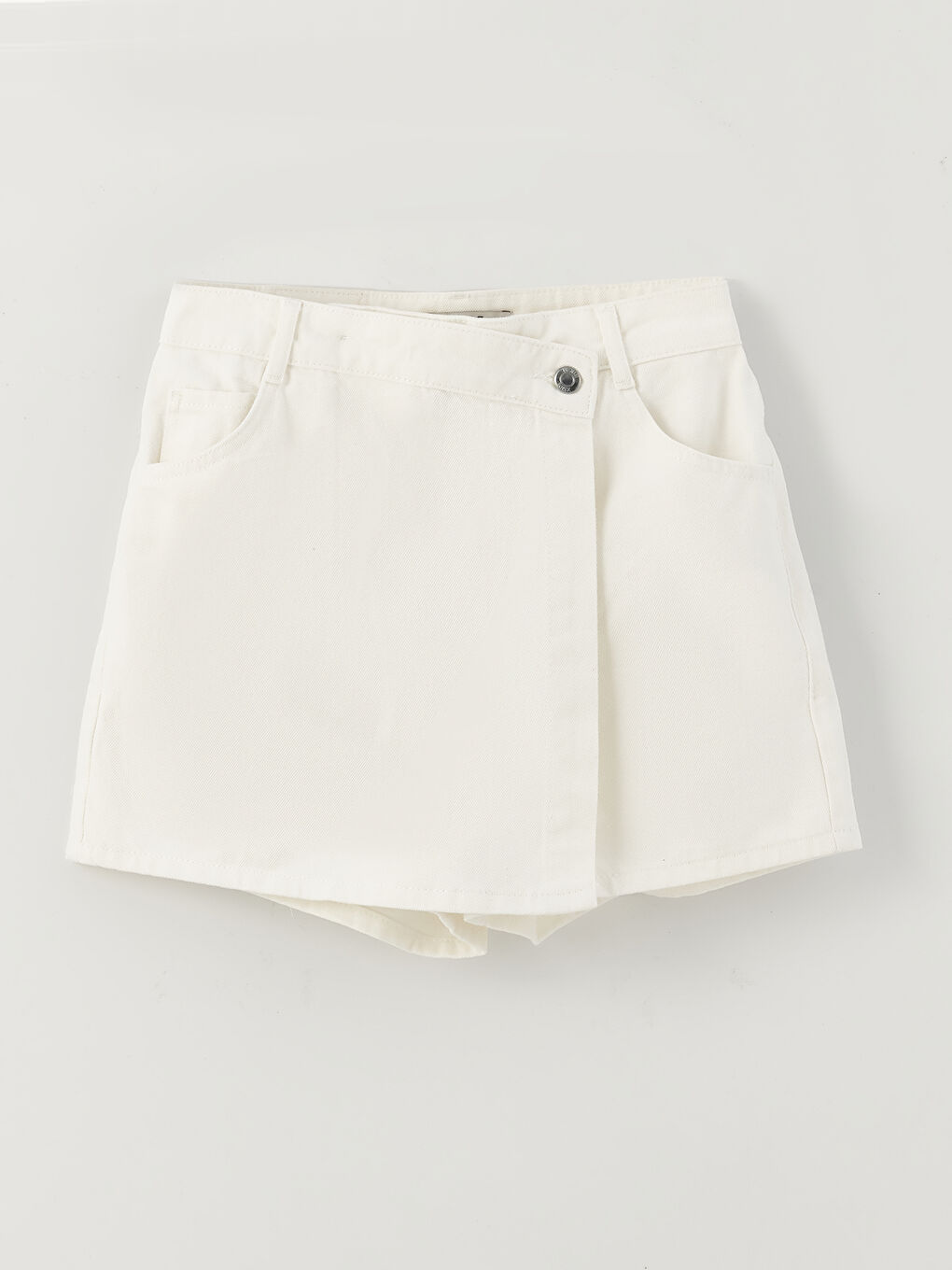 Normal Waist Slim Fit Women Jean Short Skirt -S3BV40Z8-KE8