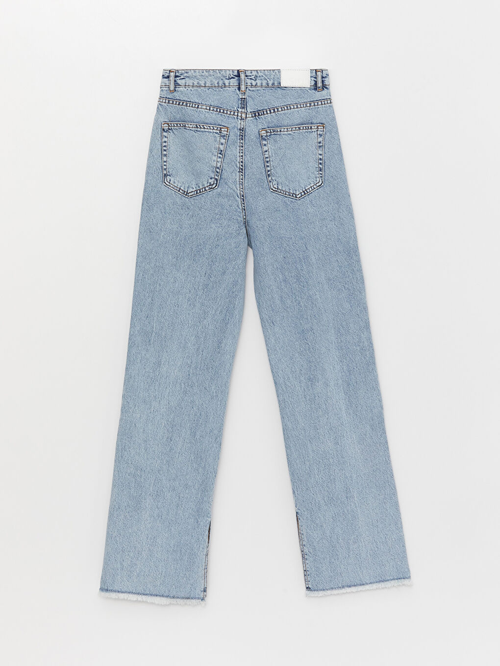 Mavi Straight Fit Yırtık Detaylı Kadın Jean Pantolon-6