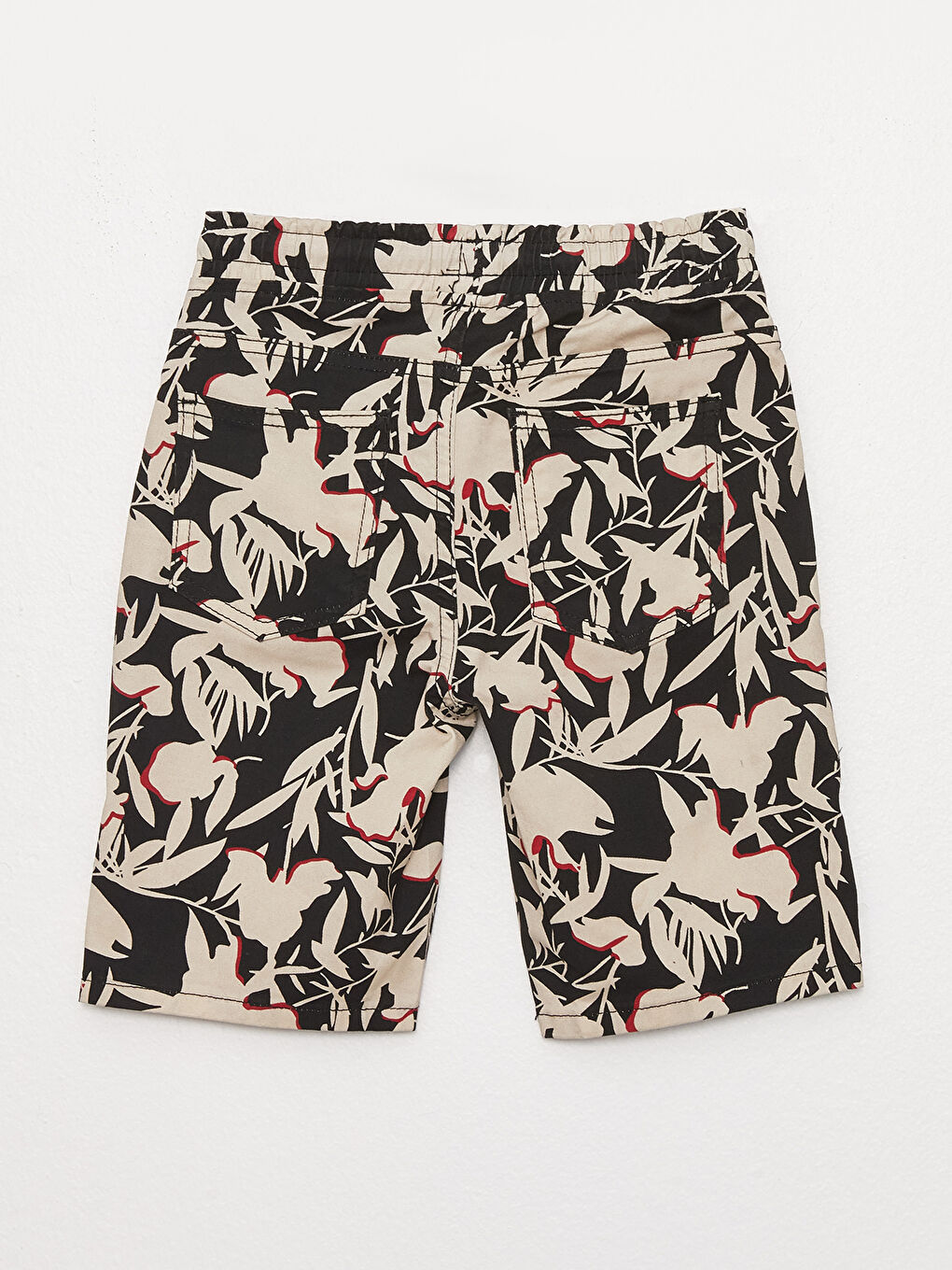 Elastic Waist Printed Boy Shorts -S3BV46Z4-LQJ