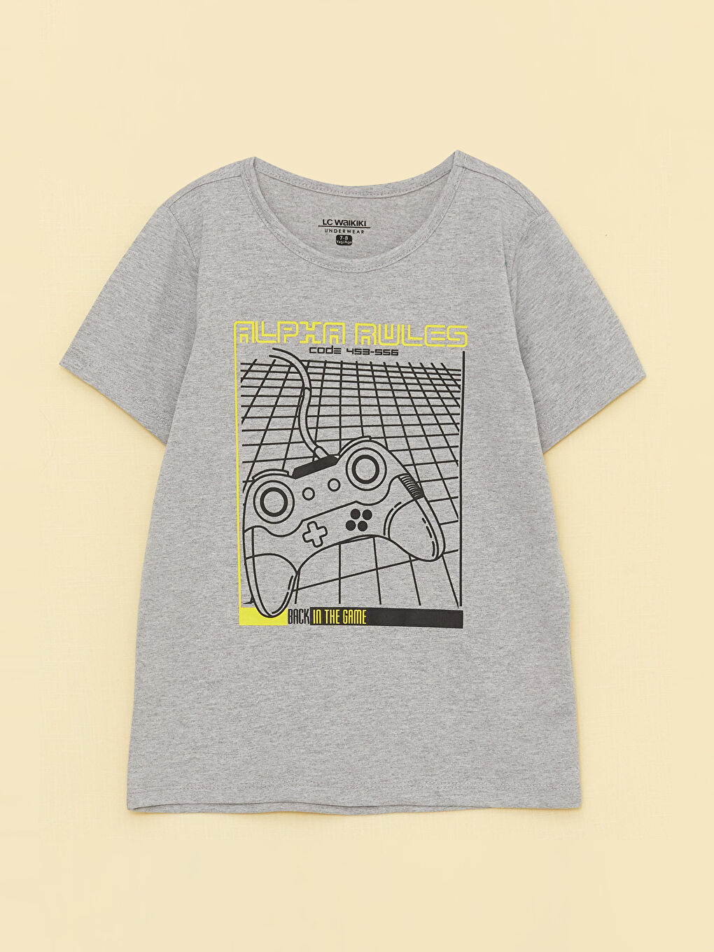 Ensemble Pyjama Court à Manches Courtes Imprimé pour Garçons Col Rond-1