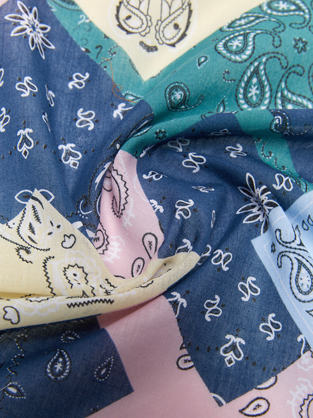 Bandana Imprimé en Coton pour Femmes-5