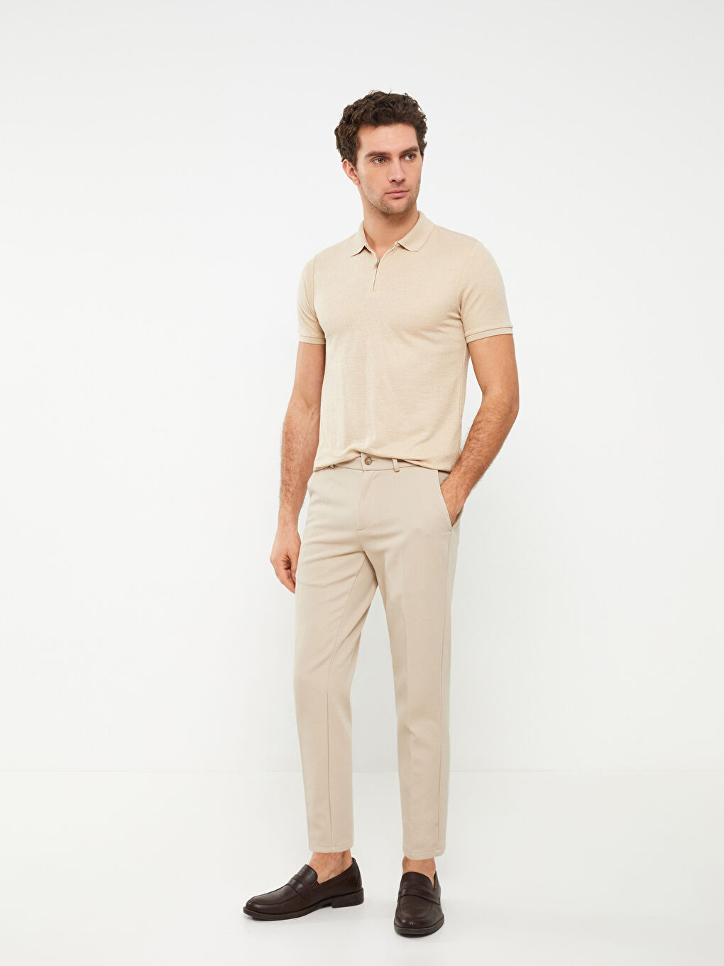 Tricou cu Guler Polo și Mânecă Scurtă pentru Bărbați-2